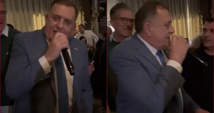 Milorad Dodik 11 zapjevao nakon pobjede Karana