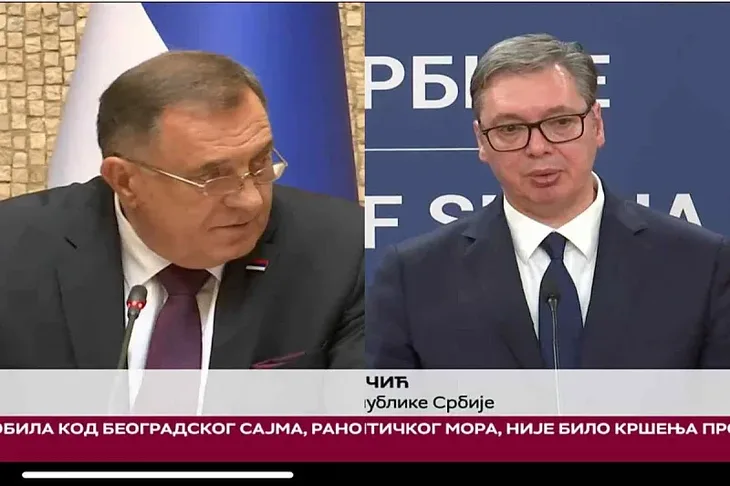 Milorad Dodik Aleksandar Vucic