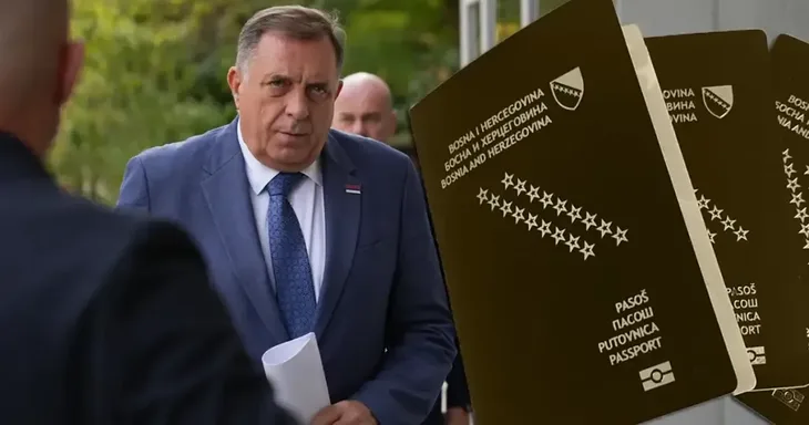 Milorad Dodik pasos