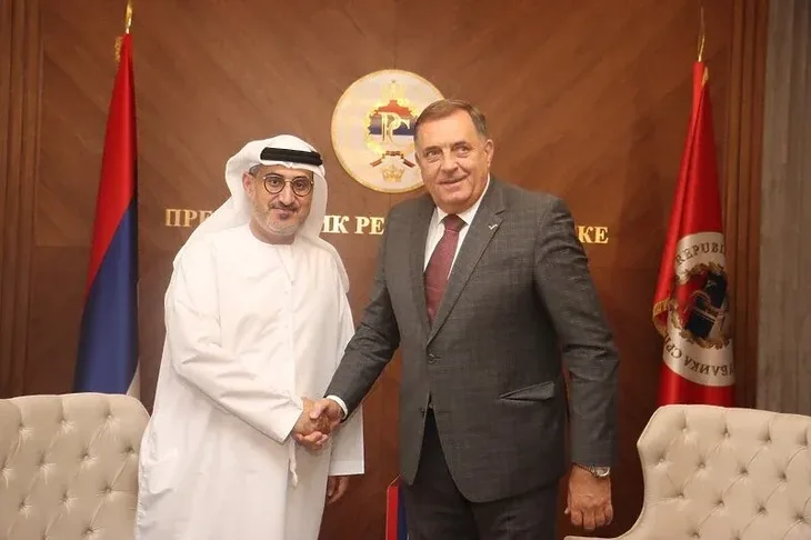Milorad Dodik predstavnici kompanije G7 Aviation iz Ujedinjenih Arapskih Emirata