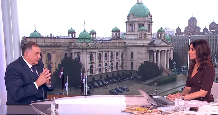 Milorad dodik Gostovanje Dodika na srbijanskoj televiziji prva tv