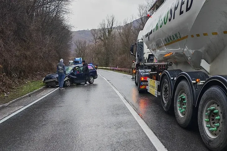 saobraćajna nesreća Mjesto nesrece kod Zenice