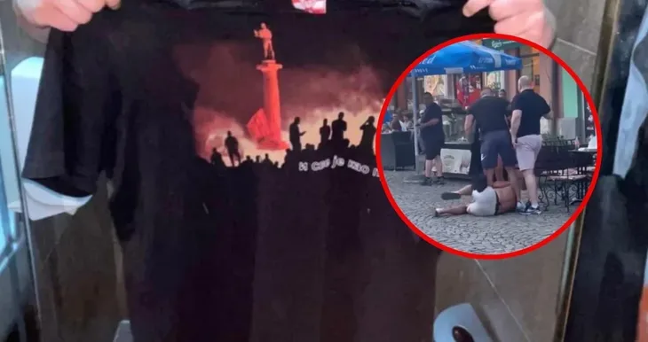 Mladic pretucen ispred Kapije zbog majice navijacke skupine Delije 1