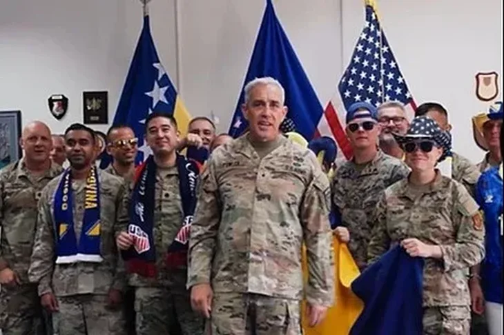 NATO Stab Sarajevo na simpatican nacin najavio duel Bi H i SAD