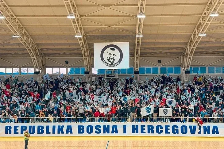 Navijaci Sloge na utakmici protiv Rame MNK SLOGA WWIN Gornji Vakuf Uskoplje