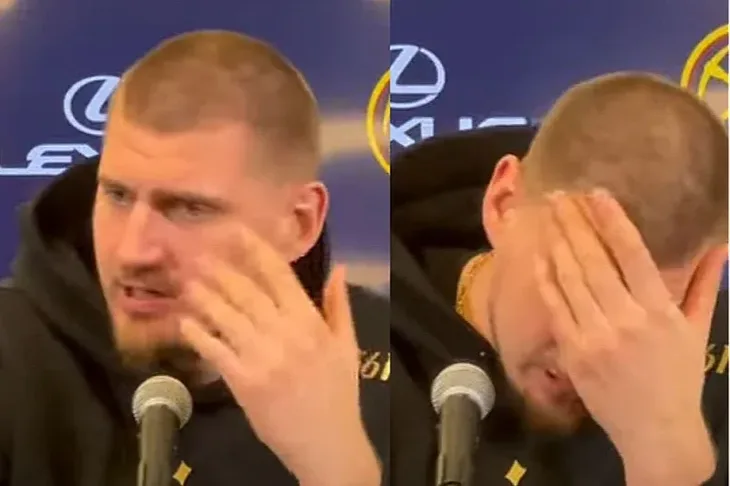 Nikola Jokic reakcija na pitanje novinara
