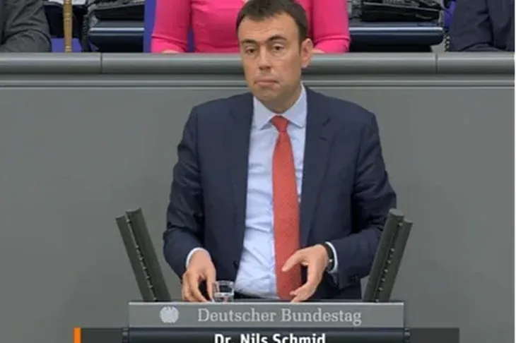 Nils Schmid Screenshot: Bundestag