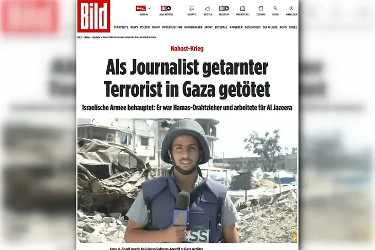 Njemacki Bild ubijenog novinara opisao kao maskiranog teroristu
