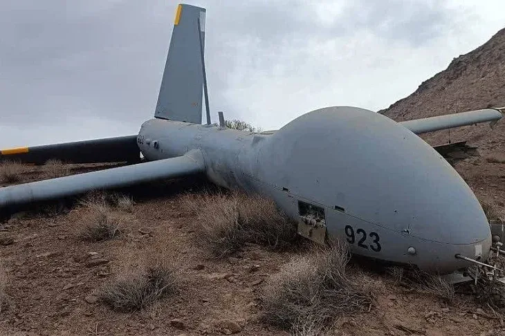 Oboreni dron Hermes 900 I Ran