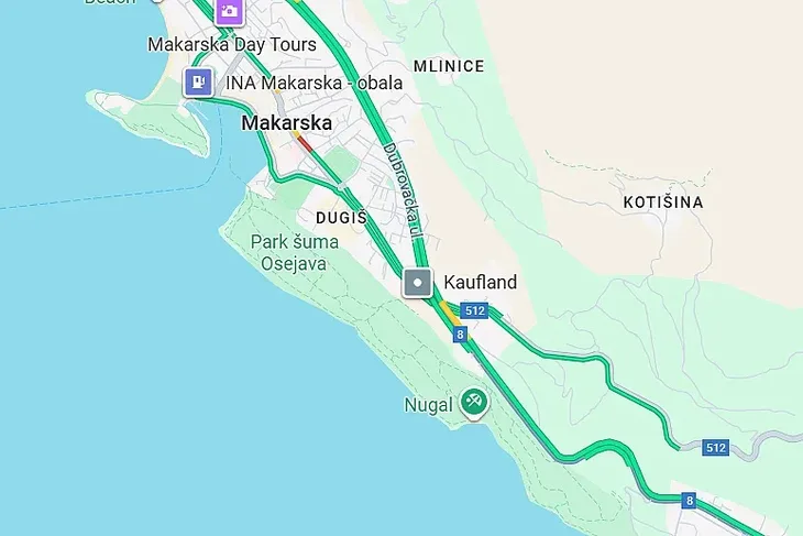 Park suma Osejava povezuje Makarsku i Tucepe hrvatska