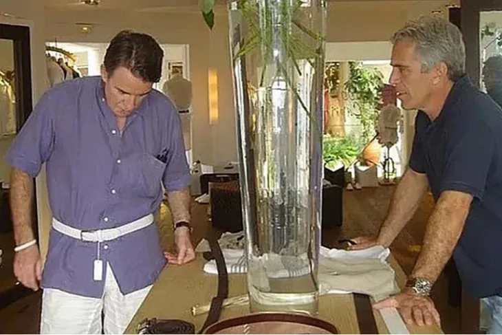Peter Mandelson i Jeffrey Epstein