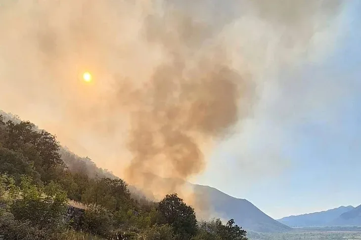 Popovo polje Trebinje pozar