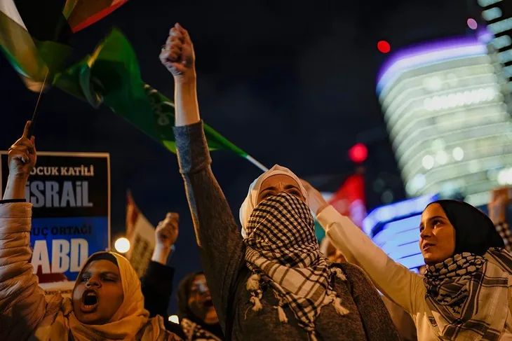 Protesti palestina AP