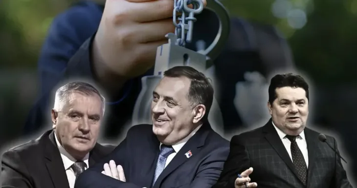 Radovan Viskovic Milorad Dodik Nenad Stevandic