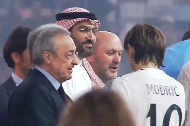 Real Madrid Luka Modric Florentino Perez