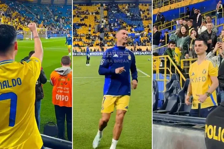 Cristiano Ronaldo na tribini ugledao dvojnika pa se nasalio