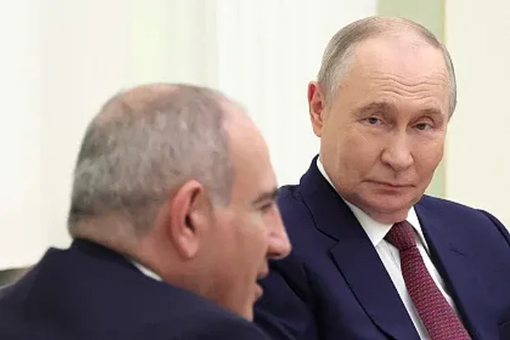 Rusija Vladimir Putin Nikol Pashinyan