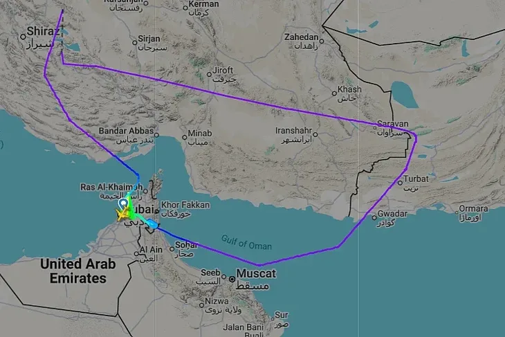 Ruta leta koji je iz Dubaija trebao ici u Salzburg