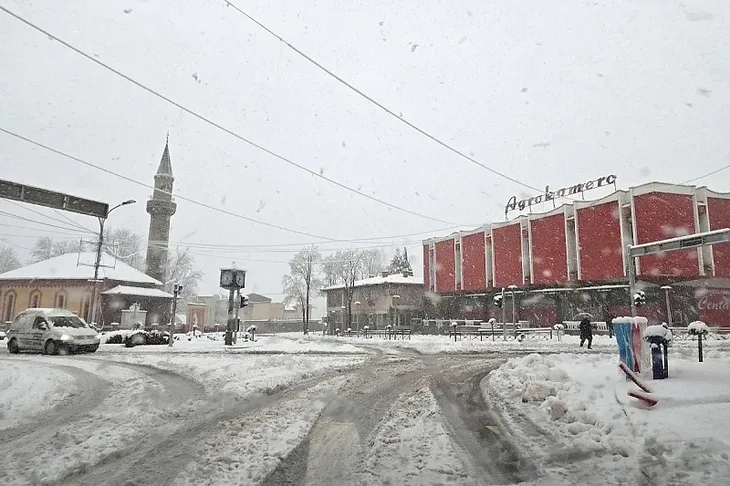 Snijeg velika kladusa usk 03 2026 Foto: Radio Velika Kladuša