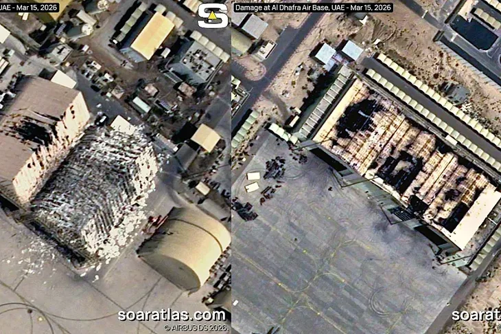 Ujedinjeni Arapski Emirati UAE razmjere uništenja emiratske zračne baze Al Dhafra