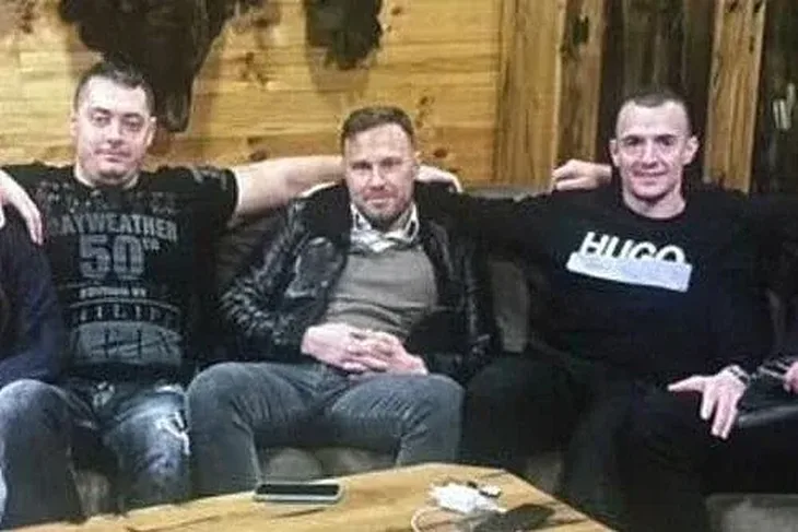 Veljko Belivuk Radoje Zvicer i Petar Lazovic