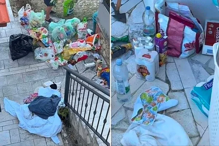 Veronika Barisic Nered koji su ostavili turisti iz Velike Britanije Hrvatska influenserica