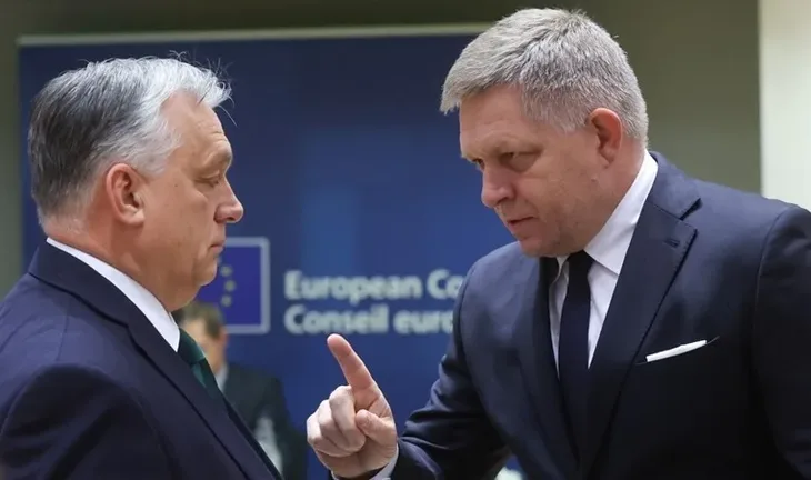 Viktor Orban Robert Fico EPA