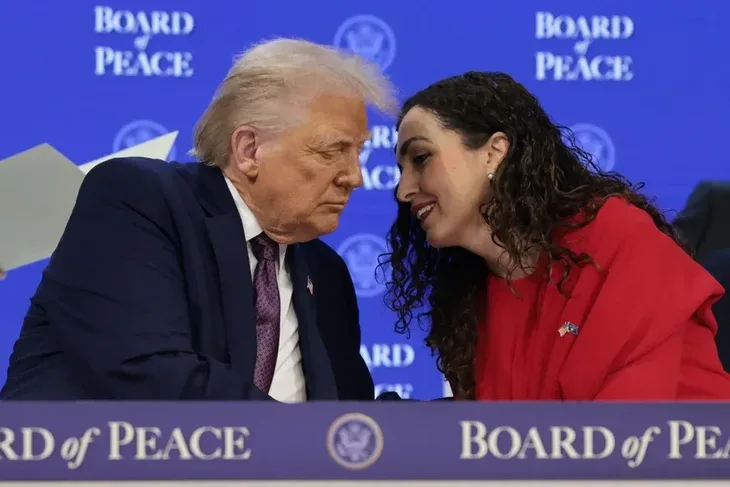 Vjosa Osmani Donald Trump