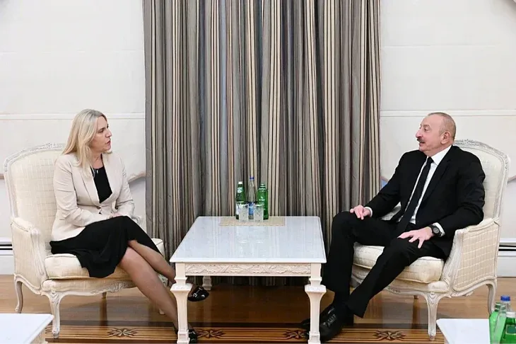 Zeljka Cvijanovic Ilham Alijev