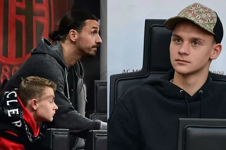 Zlatan Ibrahimovic sa sinom