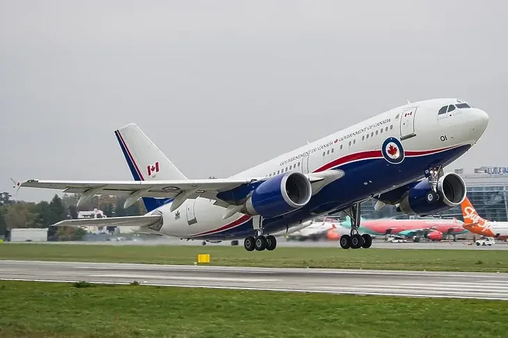 Avion Kanadski vladin Airbus (Foto: Shutterstock)