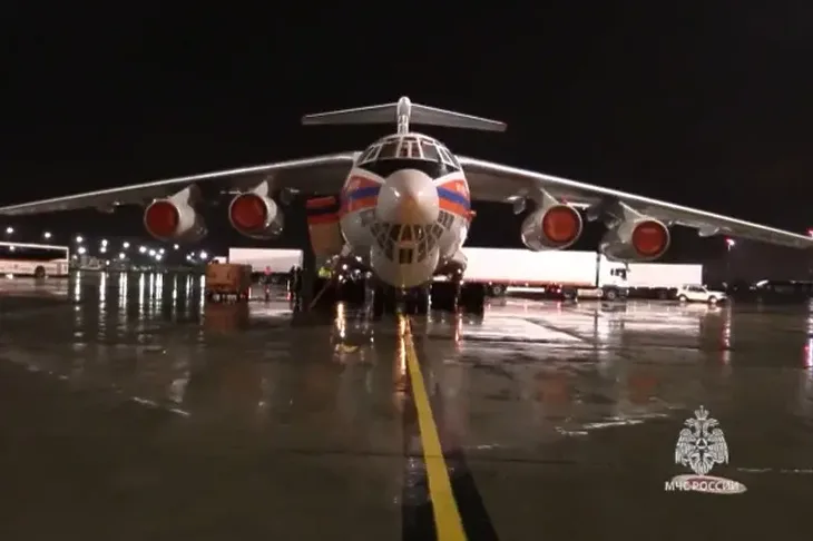 Avion ruski pomoć gazi