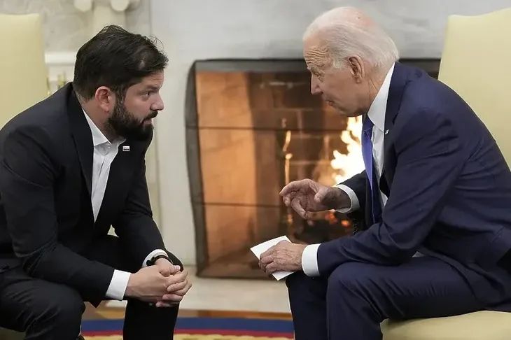 Gabriel Boric Joe Biden