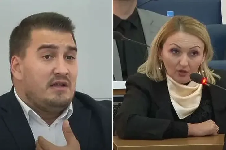 Haris Zahiragić i Admela Hodžić (Screenshot: TVSA)