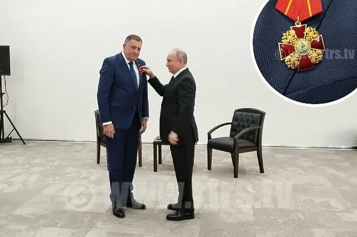 milorad dodik vladimir putin orden