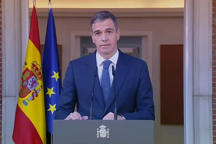 Pedro Sanchez foto Scren