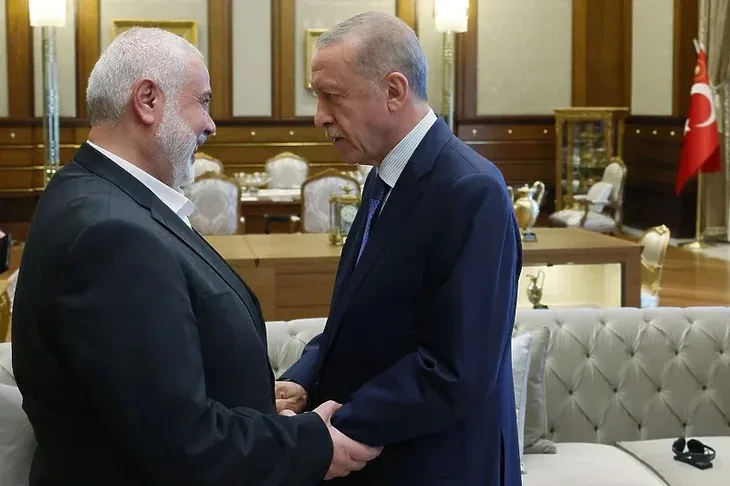 Recep Tayyip Erdogan Ismail Haniyeh foto X