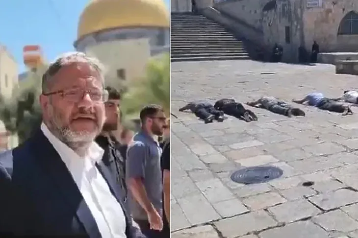 Palestina Jerusalem džamija Al-Aqsa Itamar Ben Gvir Yitzhak Wasserlauf