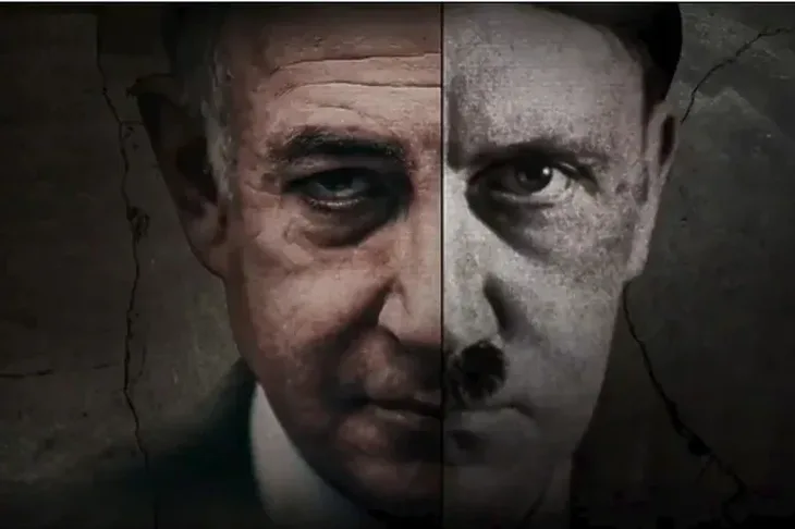 Adolf Hitler Benjamin Netanyahu