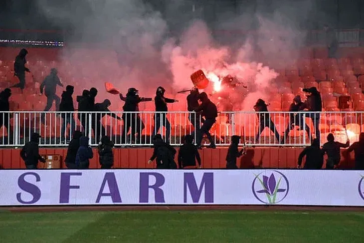FK Vojvodina Sukob eskalirao na kraju utakmice