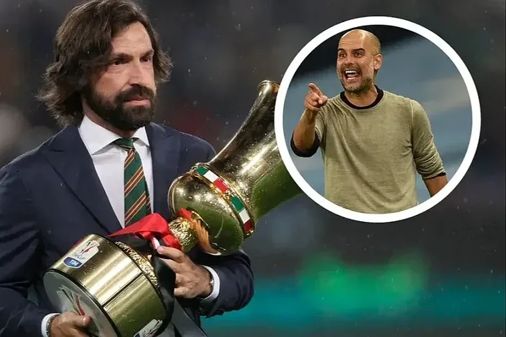 Pep Guardiola Andrea Pirlo