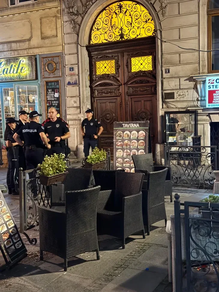 Beograd policija srbija tuca Foto: instagram/mojbeograd_vesti