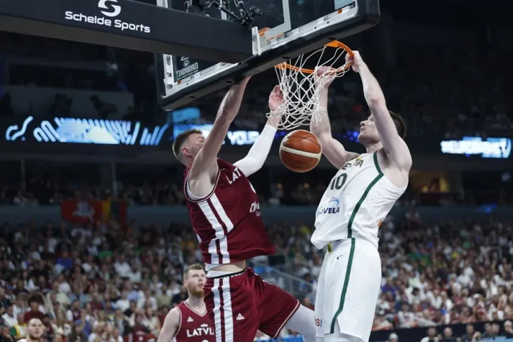 Eurobasket 2025 latvija litvanija EPA