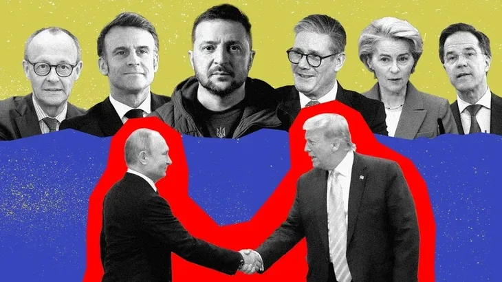 Evropski lideri zelenski putin trump