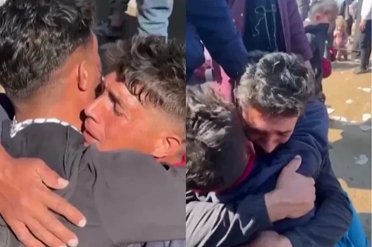 Gaza 10 Dirljiv susret braće u Gazi nakon godinu dana razvojenosti