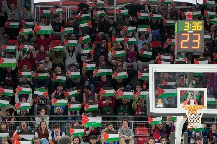 Gaza palestina izraelske ekipe pratiti protesti sirom Evrope gdje budu igrali