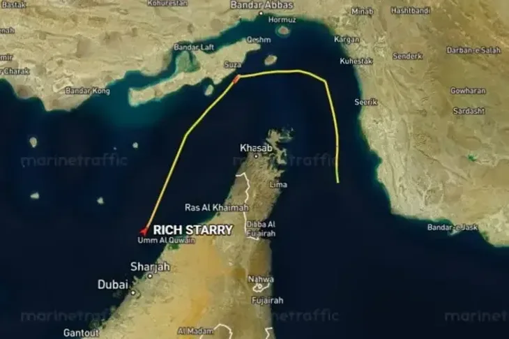 Hormuski moreuz tanker