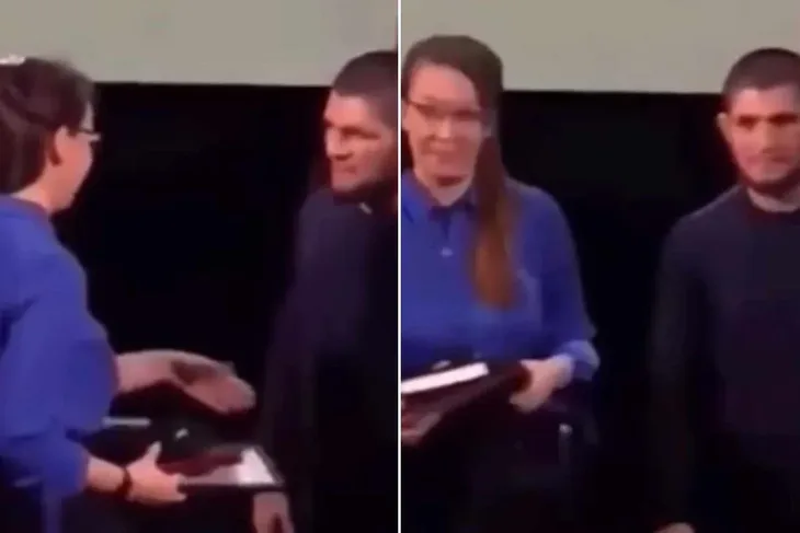 Khabib rukovanje sa zenom