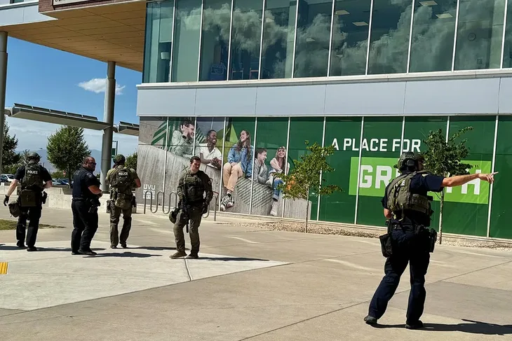 Policija sad Charlie Kirk Foto: Tanjug/AP