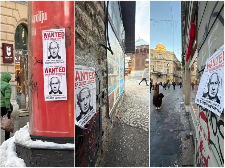 Benjamin Netanyahu Sarajevo potjernicama za izraelskim premijerom